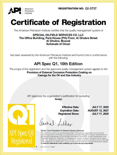 API Spec Q1, 10th Edition